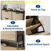 Shoe Cabinet Storage w/ 4 Flip Drawers Freestanding Shoe Storage Organizer Cabinet for Entryway, Narrow Shoe Rack Cabinet w/ 3-Tier - 3 of 4