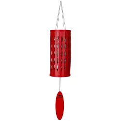 Woodstock Chimes Signature Collection, Aloha Chime, 28'' Hibiscus Red Wind Chime ACHR