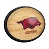 College Basketball Hardwood Design Oval Slimline Lighted Wall Sign - 2 of 4