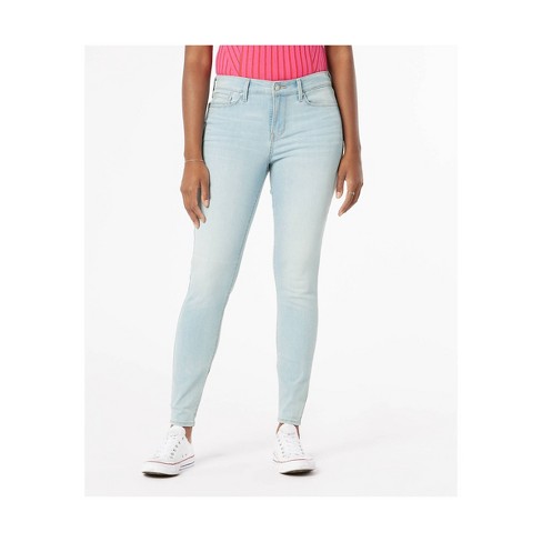 Denizen® From Levi's® Women's Mid-rise Skinny Jeans - Miramar Mist 6 Short  : Target