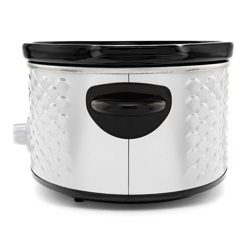 Brentwood Scallop Pattern 4.5 Quart Slow Cooker, 3 of 10