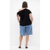 Women's Plus Size Elisa Top - black | CITY CHIC - 4 of 4