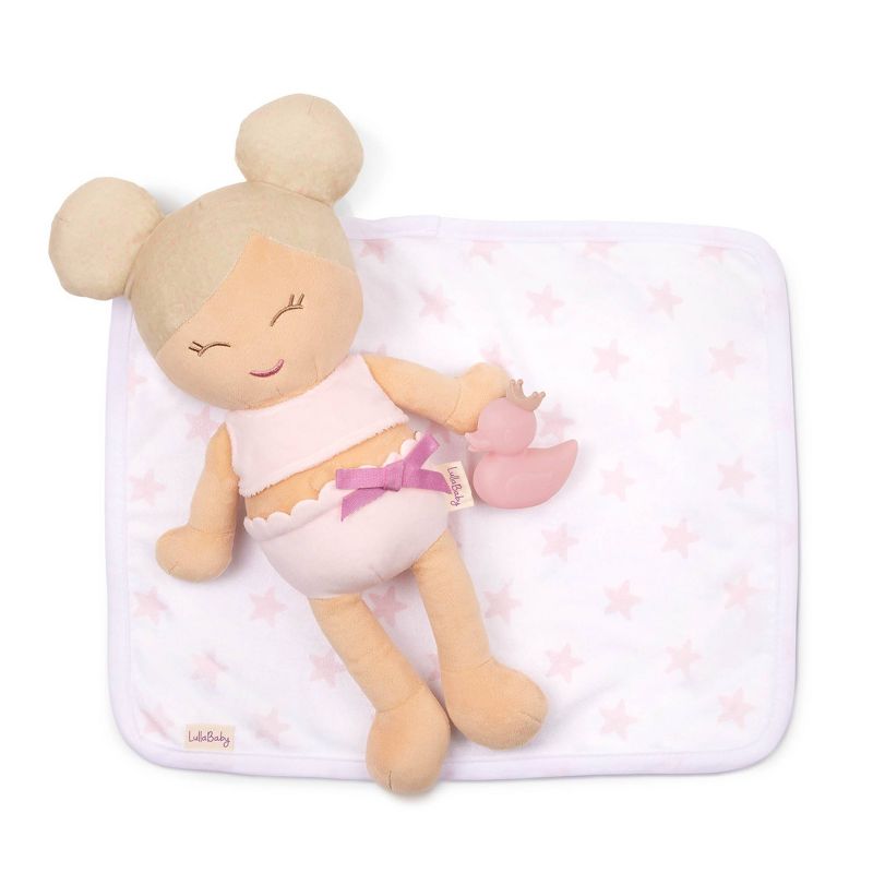 LullaBaby Bath Plush Doll for Real Water Play - Blonde Hair, 6 of 10