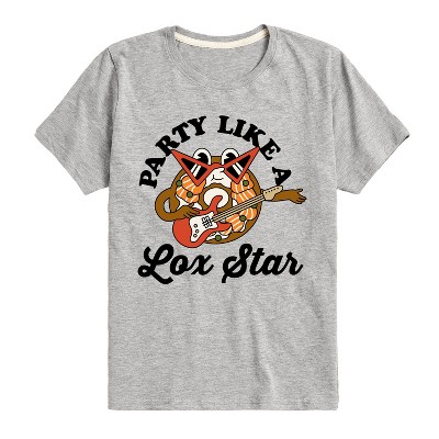Boys' - Instant Message - Party Like A Lox Star -Youth Short Sleeve Graphic T-shirt Short Sleeve Graphic T-Shirt