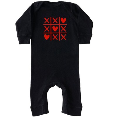 The Juniper Shop Tic Tac Heart Baby Romper