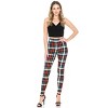 Slickblue Multi Printed Leggings, High Waisted, Elasticized Waist Band, Women's Activewear, Multicolor, One Size - 3 of 4