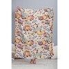 Ninola Design Pumpkins Fall Floral Ecru 56"x46" Woven Throw Blanket - Deny Designs - 3 of 4