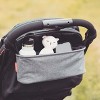 Diono Buggy Buddy Universal Stroller Organizer, Cup Holders, Secure Attachment, Zippered Pockets, Gray - 3 of 4