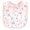 Hudson Baby Infant Girl Cotton Bibs, Sweet Bunny, One Size - 3 of 4