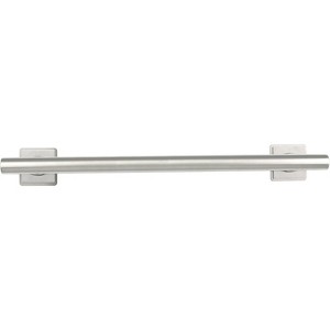 Seachrome Coronado Designer Straight Bathroom Shower Grab Bar with Decorative Square Flanges - 1 of 1