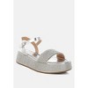 Nensis Rhinestone Embellished Flatform Women Sandals - 2 of 4