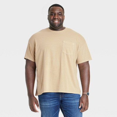 el fin Infantil Constituir Men's Standard Fit Short Sleeve T-shirt - Goodfellow & Co™ Tan Xxl : Target