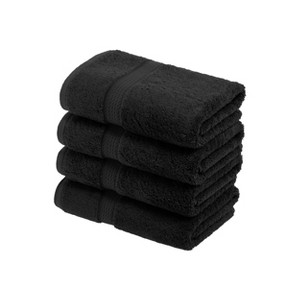 Luxury Cotton Heavyweight Ultra-Plush Hand Towel Set of 4 by Blue Nile Mills - 1 of 4