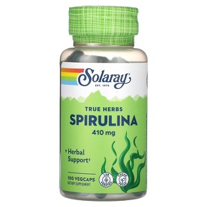Solaray True Herbs, Spirulina, 410 mg, 100 Vegcaps - 1 of 4