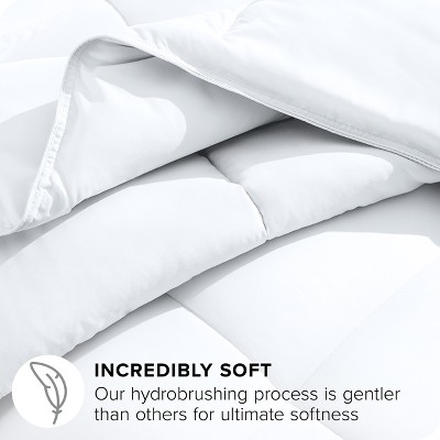 Full White Down Alternative Microfiber Comforter Set