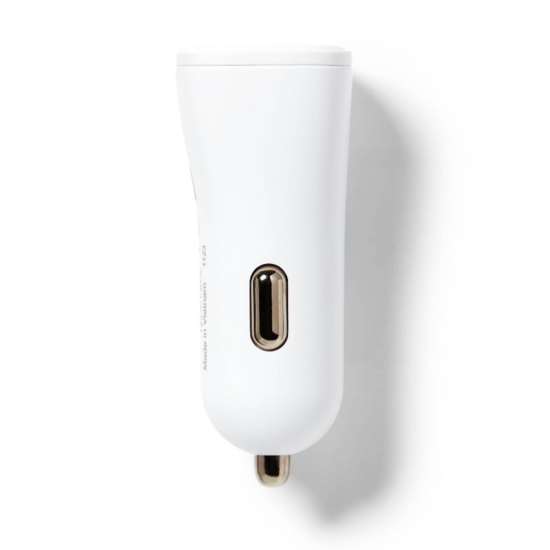 Single Port 20W USB-C Car Charger - dealworthy&#8482; White, 3 of 6