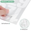Unique Bargains Vinyl Self-Adhesive Mailbox Number Stickers 10 Sheets - 2 of 4