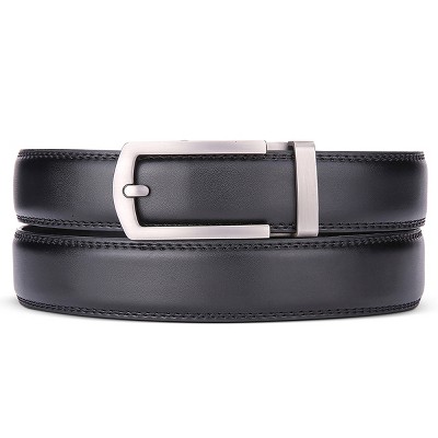 Gallery Seven - Men's Hollowed Masterwork Leather Ratchet Belt
