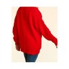 Women's Pearl Holiday Tree Oversized Sweater - Haptics - 2 of 4