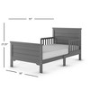 Child Craft Woodland Flat Top Toddler Bed for Kids with Guard Rails, Low to Ground Design, Made of Pinewood, Clean Lines Match Any Décor - 4 of 4