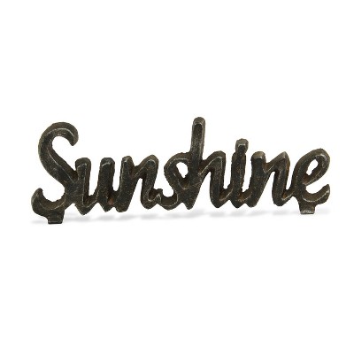 Cheung's Norah Cast Iron Table Decor - Sunshine