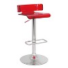 NicBex Counter Height Bar Stools Adjustable Swivel Barstools with Low Backrest for Kitchen Island, Cafe - 2 of 4