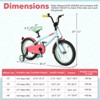 Infans 16" Kids Bike w/Adjustable Saddle Handlebar Removable Training Wheels Handbrake - 2 of 4