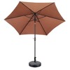 Ainfox 9ft Patio Umbrella With Round Umbrella Base - 4 of 4