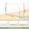 MaseiKar Shelf Dividers for Closet Organization, Clear Closet Shelf Dividers for Clothes Purses Separators, Bedroom, Kitchen, Bathroom, 12 Pack - 2 of 4