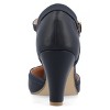 Journee Collection Womens Olina Wide Width Round Toe High Block Heel Pumps - image 3 of 4