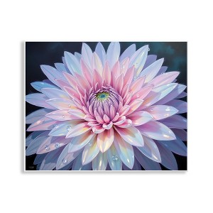 Stupell Industries Dew Kissed Pink Chrysanthemum Wall Plaque Art - 1 of 4