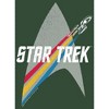 Juniors Womens Star Trek Enterprise Starfleet Rainbow Streak Festival Muscle Tee - 2 of 4