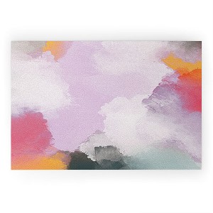 Emanuela Carratoni Abstract Colors 1 36" x 24" Welcome Mat - Society6 - 1 of 3