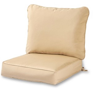 Kensington Garden 2pc Outdoor Chair Back Cushion Set - 1 of 4