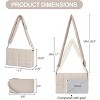 CLUCI Puffer Shoulder Bag Puffy Crossbody Purse for Women Middle Tote Bag Lightweight Cotton Padded Hobo Handbag - 3 of 3