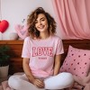 Simply Sage Market Women's Love Vibes Varsity Short Sleeve Graphic Tee - 2 of 4