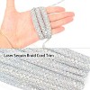Alilang Sequin Braid Cord Trim, 0.4 Inch Glitter Laser Sequin Strip, Sewing Sequin Ribbon for DIY Crafts Party Decorations, 13 Yards - 3 of 4