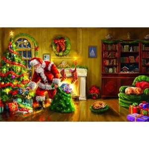 Sunsout Santa's Special Delivery 550 pc  Christmas Jigsaw Puzzle 60607 - 1 of 4