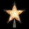 Northlight 9" Pre-Lit Silver and Clear Crystal 5 Point Star Christmas Tree Topper - Clear Lights - 3 of 4