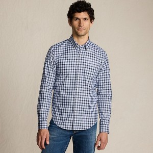 Lands' End Men's Tailored Fit No Iron Twill Long Sleeve Shirt - 1 of 4