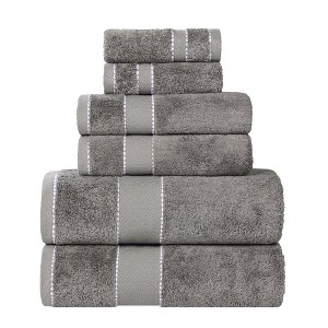 Cotton Heavyweight Ultra-Plush Luxury Towel Set by Blue Nile Mills - 1 of 4