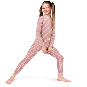 Rocky Thermal Underwear for Girls, Long Johns Fleece Lined Set, Shirt & Pants, Base Layer - 1 of 4
