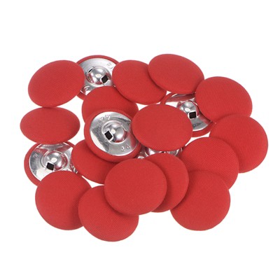 Unique Bargains Metal Shank Round Cloth Covered DIY Sewing Buttons 20 Pcs