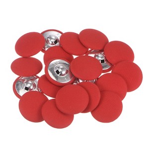 Unique Bargains Metal Shank Round Cloth Covered DIY Sewing Buttons 20 Pcs - 1 of 4