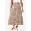 Jessica London Women's Plus Size Stretch Denim Jegging Skirt - 3 of 4