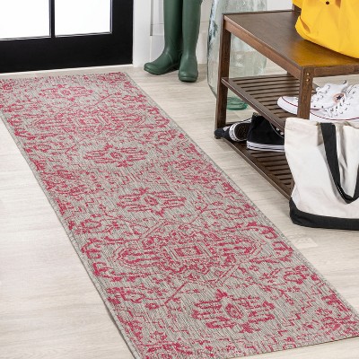 JONATHAN Y Estrella Bohemian Medallion Textured Weave Indoor/Outdoor Area Rug