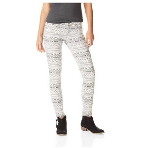 Aeropostale Womens Lola Print Jegging Skinny Fit Jeans - 1 of 1