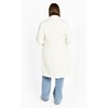 Women's Plus Size Selena Coat - cream | CITY CHIC - 2 of 4