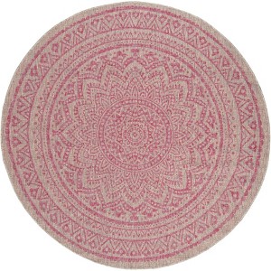 Courtyard CY8734 Power Loomed Indoor and Outdoor Rug - Safavieh - 1 of 3