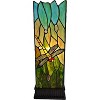 Amora Lighting Tiffany Style Dragonfly Table Lamp 18 Inch Tall - 2 of 4